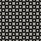 Geometric pattern with small circles and outline rounded squares.