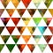 Geometric pattern of triangles shapes. Colorful mosaic backdrop.