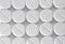 Geometric pattern of white round medical pills