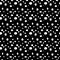 Geometric pattern of whitened ovals on a black background. Eps10 vector stock illustration