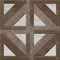 Geometric pattern wooden floor and wall mosaic decor tile