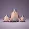 Geometric Penguins: Playful 3d Printed Characters With Muted Tones