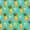 Geometric Pineapple Background