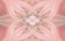 Geometric pink pattern background fractal. symmetry