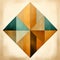 Geometric Precision: A Digital Symmetry In Earthy Colors