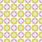 Geometric retro square shapes seamless pattern. All over print vector background. Pretty summer 1950s quilt tile fashion style.