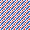 Geometric seamless pattern with diagonal waves