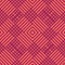 Geometric seamless pattern with lines, squares, rhombuses. Burgundy and coral