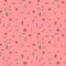 Geometric Seamless Pattern With Plus And Minus Signs On Pink Thin Line