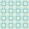 Geometric seamless Pattern with Squares in Turquoise, Lime Green and Teal Color.