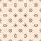 Geometric seamless pattern with symmetrical star shapes.