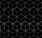 Geometric seamless simple monochrome minimalistic pattern of cube shapes