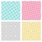 Geometric seamless weave line pattern in korean style