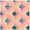 Geometric shades and light squares seamless pattern