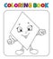 Geometric shapes and shapes coloring book