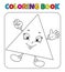 Geometric shapes and shapes coloring book