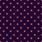 Geometric Simple Minimalist Connecting Dot Pattern. Violet And Pumpkin Yellow Color Dot Pattern