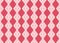 Geometric soft pink diamond shapes edged with gold seamless pattern