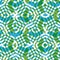 Geometric symmetric lined seamless pattern, colorful vector