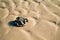 Geometric tangle on the beach sand