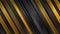 Geometric tech black glossy and luxury golden stripes abstract motion background