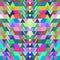 Geometric triangles and poligons colorful simple background,