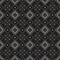 Geometric tribal pattern vector in dark grey. Seamless ethnic aztec culture motif.