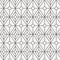 Geometric vector pattern, repeating linear diamond shape with oval shape at center.