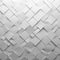 Geometric white abstract polygons, as tile wall