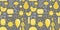 Geometric yellow gray pattern