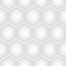 Geometrical black lined hexagon Seamless pattern