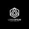 Geometrical Logo Design. Line Initials Logo. Letter A Logo