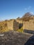 Geometrical World War II anti tank blocks in dunes, Aberlady Nature Reserve