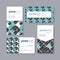 Geometry business card template. Cover, Flyer, Leaflet template.