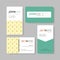 Geometry business card template. Cover, Flyer, Leaflet template.