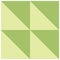 Geometry design background. Regular triangular pattern in shaded green.