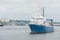 Geophysical survey vessel Ocean Researcher leaving New Bedford