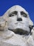 George Washington face at Mount Rushmore, South Dakota, USA