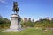 George Washington statue in Boston Common Park, USA
