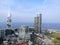 Georgia. Batumi city. View from above, perfect landscape photo, created by drone. Aerial photo from travel