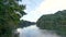 Georgia Chattahoochee River Summer  A view looking upstream on the Chattahoochee River