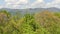 Georgia fort mountain zoom out from an overlook on top of fort mountain