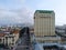 Georgia. Sea city Batumi. City Centre. View from above, perfect landscape photo, created by drone. Aerial photo from travel