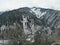 Georgia. Svanetia Region, Mountain side of country. View from above, perfect landscape photo, created by drone. Aerial photo from