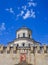 Georgia, Tbilisi-June 2019. Buildings on the territory of the Cathedral of tsminda Sameba in the center of the capital of Georgia