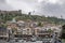 Georgia, Tbilisi. View from the left bank of the Kura River in t