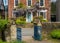 Georgian brick home by church gates in Ellesmere Shropshire