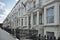 Georgian Stucco front houses in London