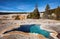 Geothermal activity of Yellowstone National Park US