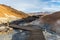 Geothermal landscape in Icelandic land